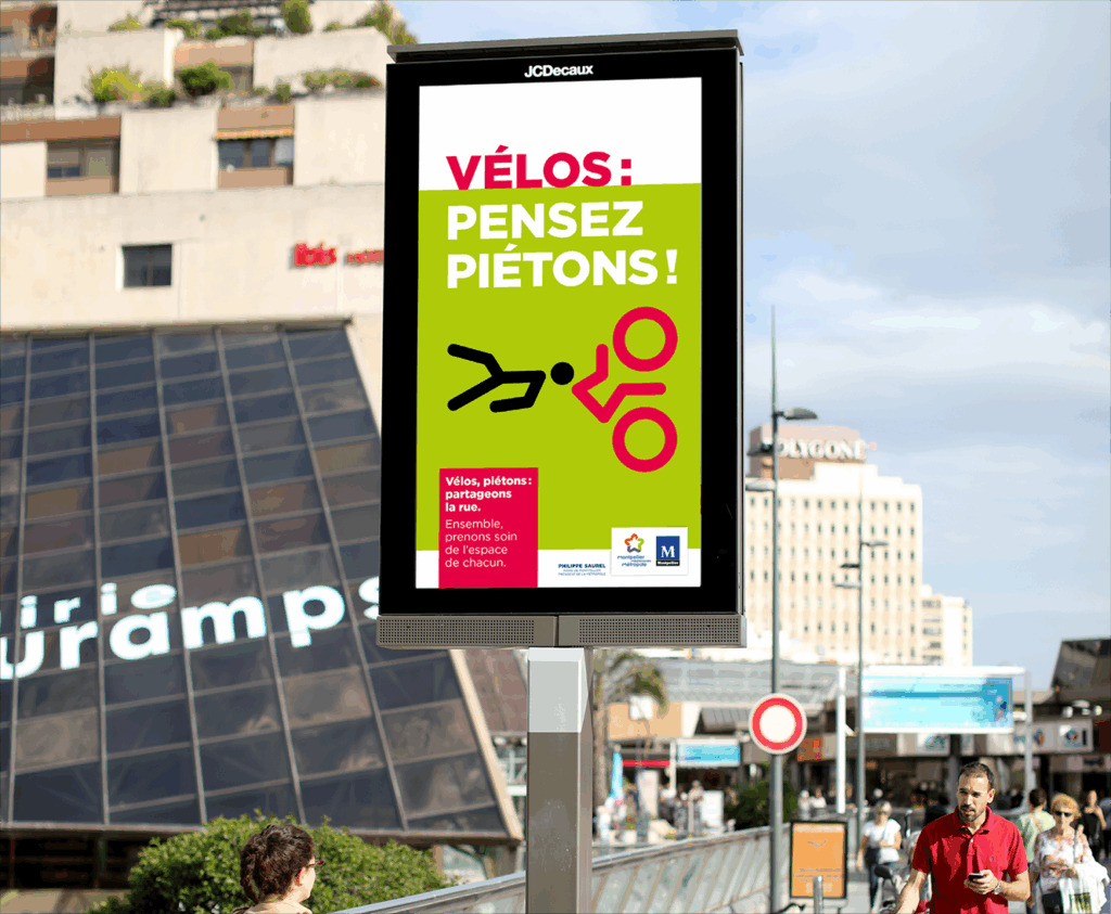 campagne vélos partage rue montpellier