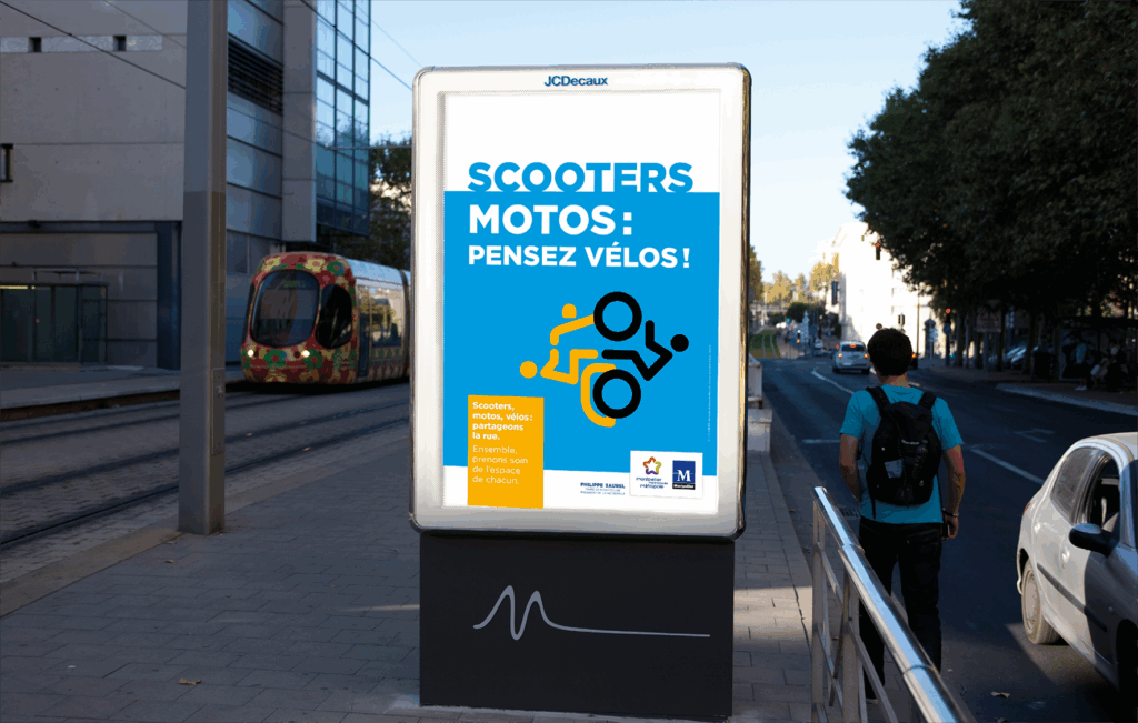 campagne vélos partage rue montpellier