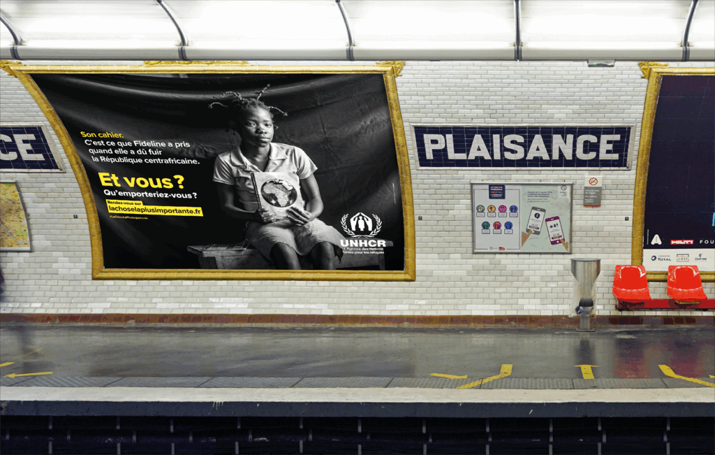 Campagne communication réfugiés UNHCR