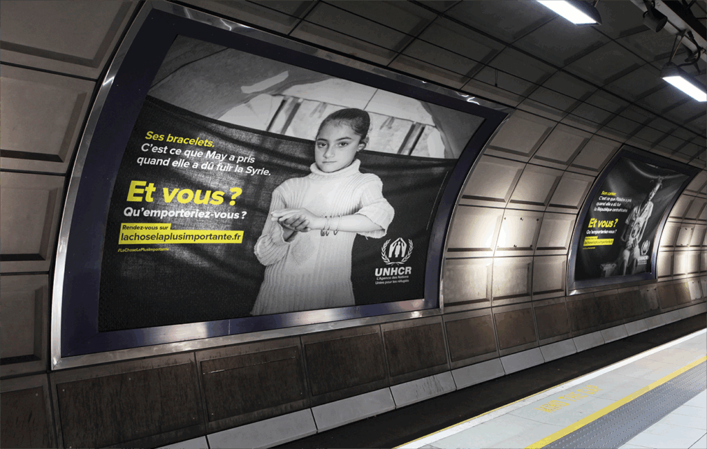 Campagne communication réfugiés UNHCR