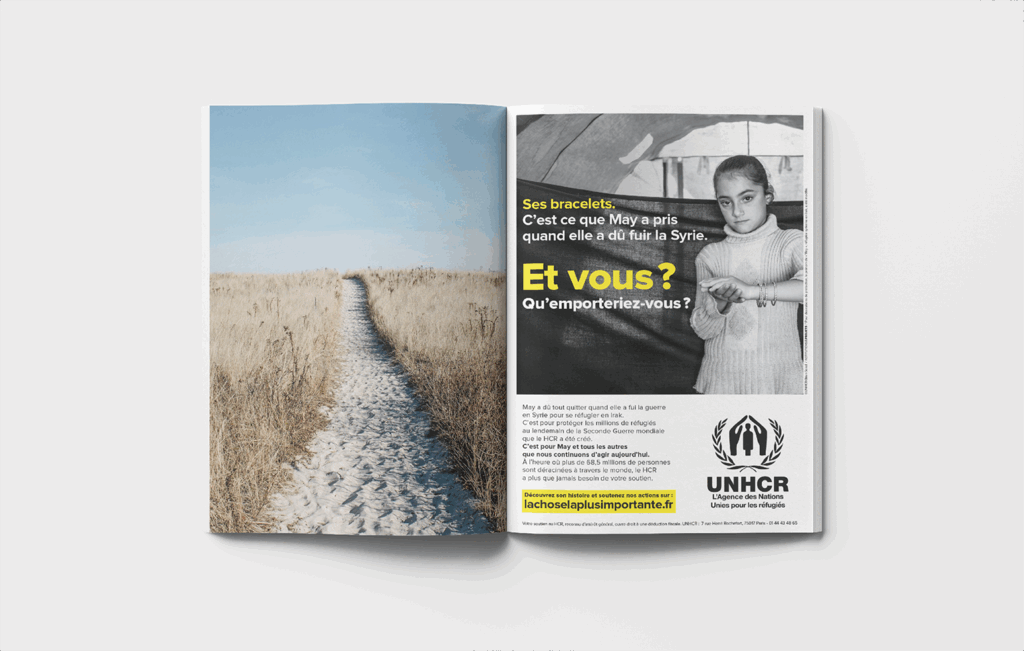 Campagne communication réfugiés UNHCR