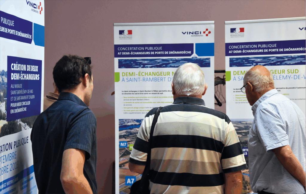 Concertation aménagement échangeur autoroutier