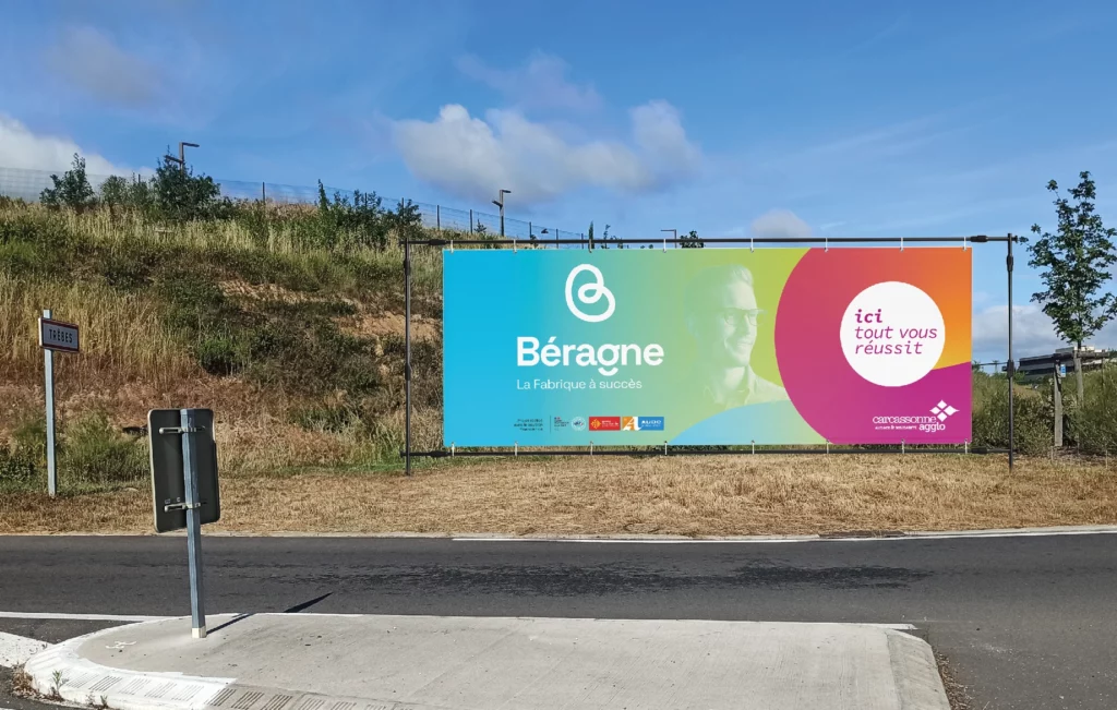Communication parc activite Carcassonne Beragne