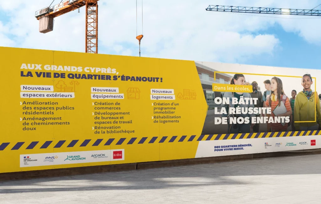 Communication renovation urbaine avignon
