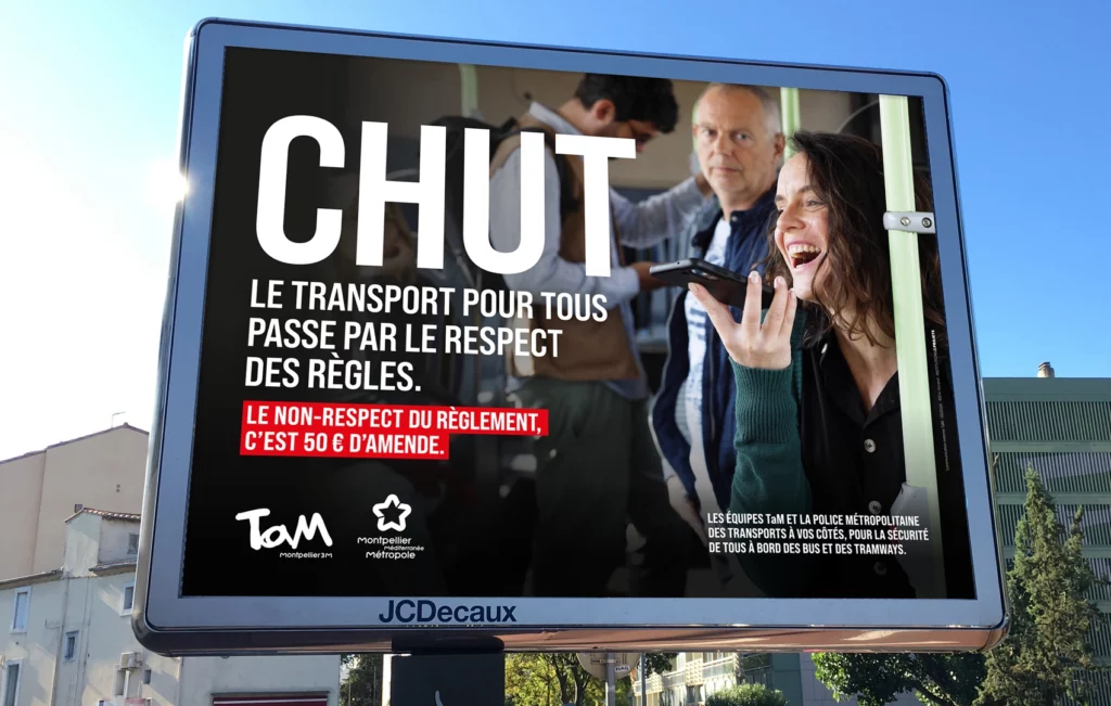 Campagne incivilités transports Montpellier