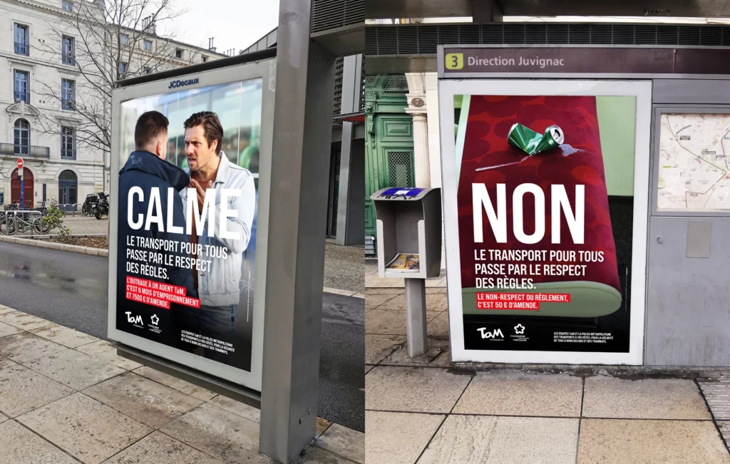 Campagne incivilités transports Montpellier