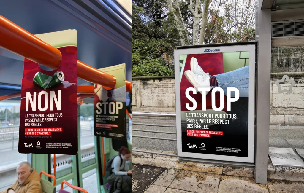 Campagne incivilités transports Montpellier