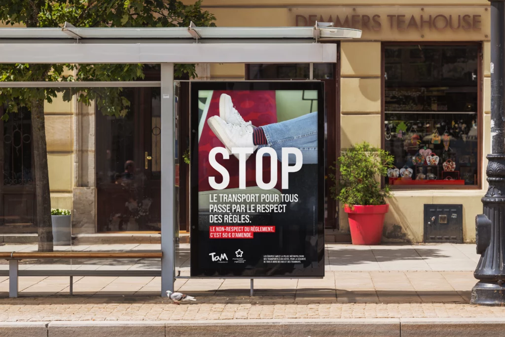 Campagne incivilités transports Montpellier